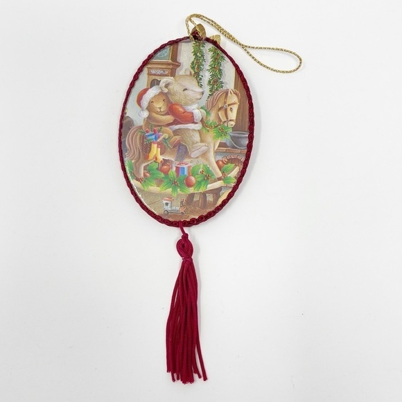 Vintage Handmade Christmas Tree Tassel  Ornament - Picture 1 of 6